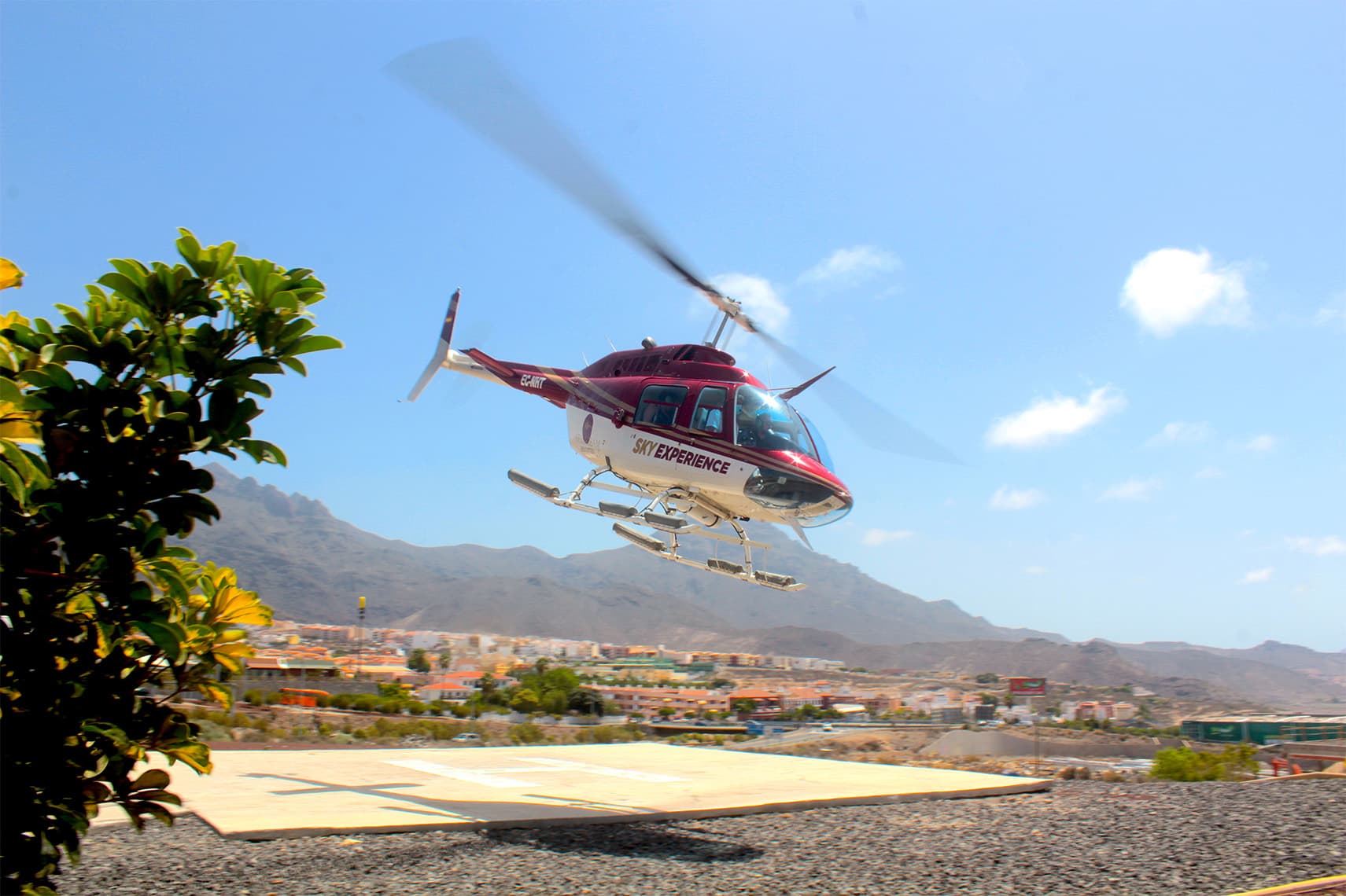 Tenerife: Helicopter Private Tour to Golf Course 