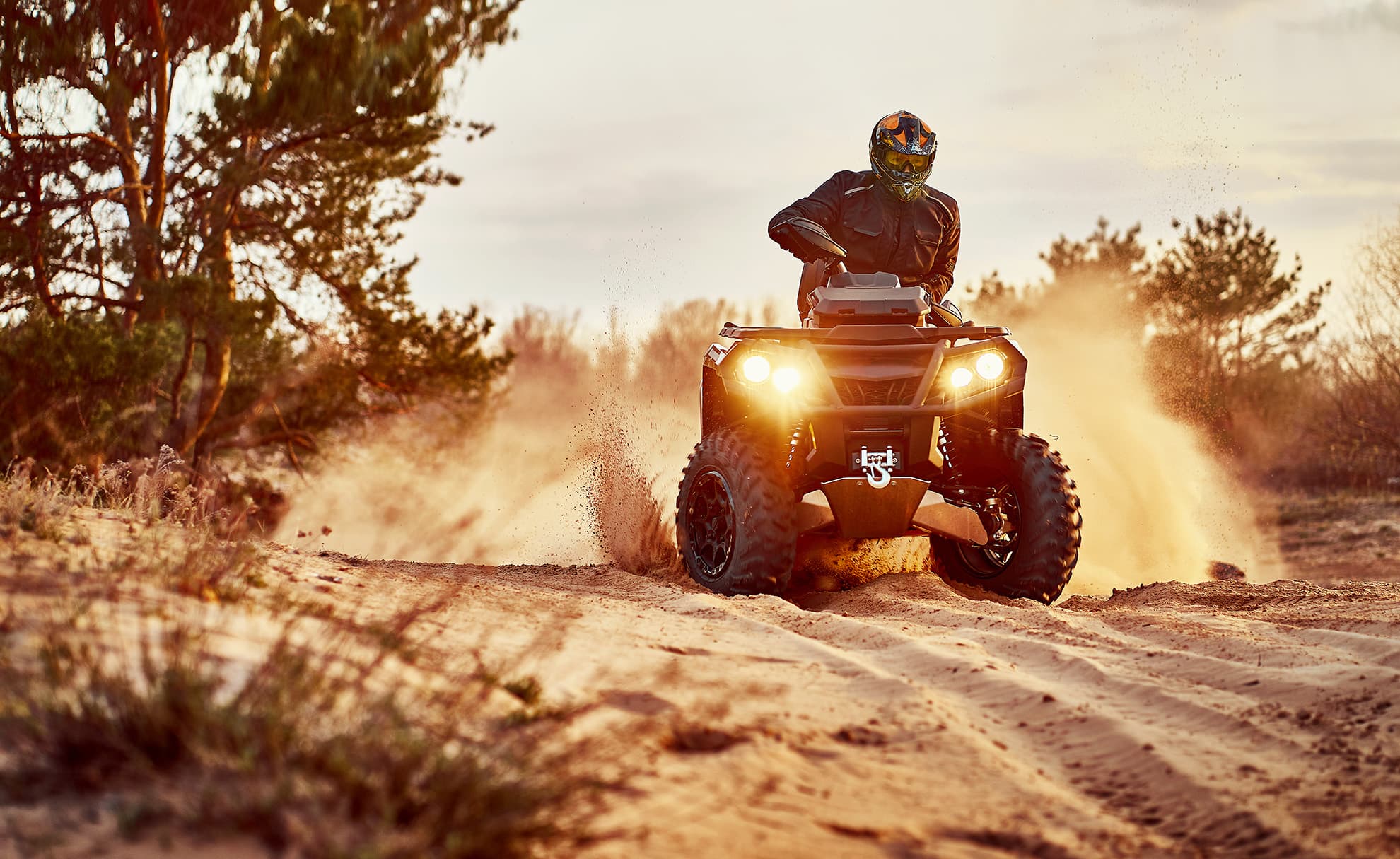 Tenerife: Sunset Quad Tour 